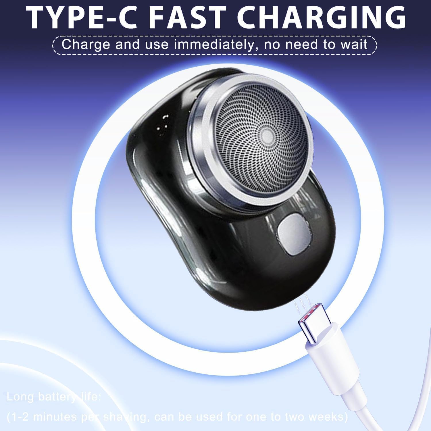 TroveTrim™ – Mini Electric Rechargeable Shaver for Men