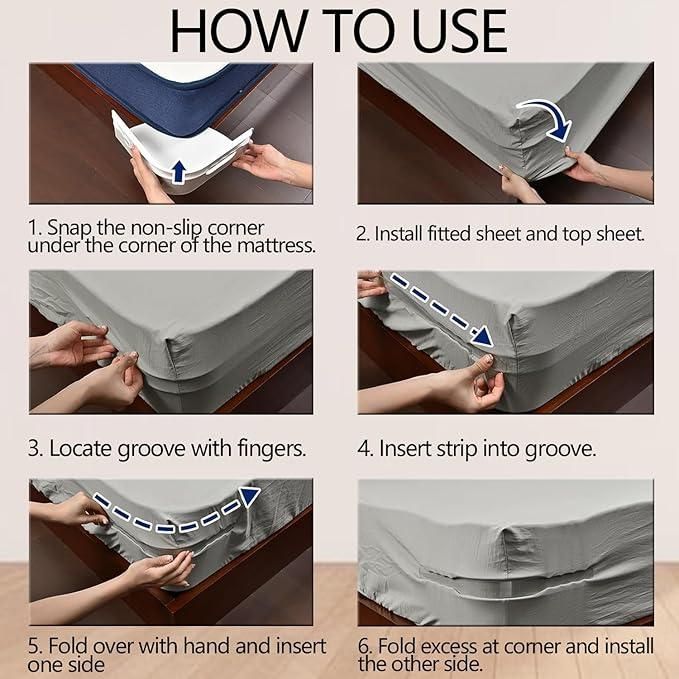 TroveGrip™ – Bedsheet Holder Clip