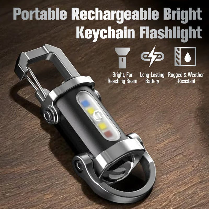 TroveBeam™ – Rechargeable EDC Keychain Flashlight